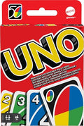 Mattel Games UNO, Classic Card Game for Kids and Adults for Family Game Night, Use as a Travel Game or Engaging Gift for Kids, 2 to 10 Players, Ages 7 and Up, W2087
