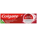 Colgate Max White Luminous Toothpaste 75ml - Teeth whitening Toothpaste - Clinically Proven Formula - Removes up to 100% of Surface Stains - SmartFoam System Cleans All Around Your Teeth