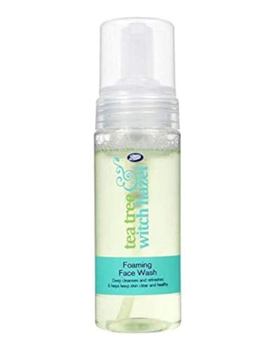 Boots Tea Tree and Witch Hazel Foaming Face Wash 150ml - Helps Keep Skin Clear and Healthy by Boots Tea Tree and Witch Hazel