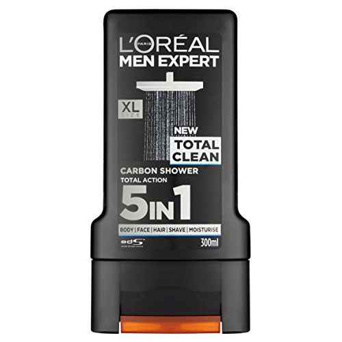 L'Oreal Men Expert Total Clean Shower Gel, 300ml