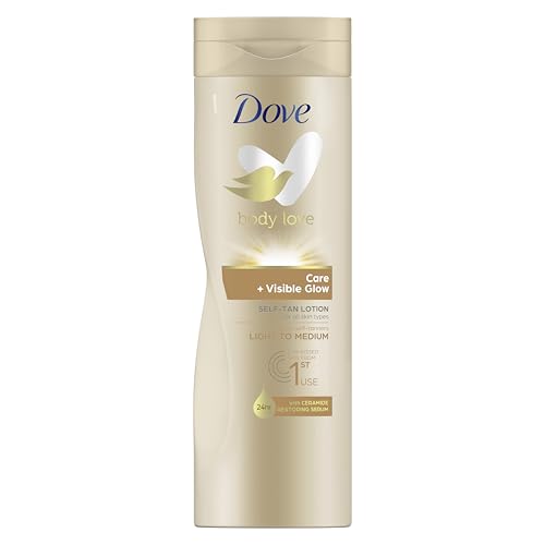Dove Care + Visible Glow Light to Medium Self Tan Lotion 400 ml