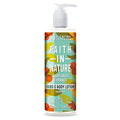 Faith In Nature Natural Grapefruit and Orange Hand and Body Lotion, Energising, Vegan and Cruelty Free, No SLS or Parabens, 400 ml