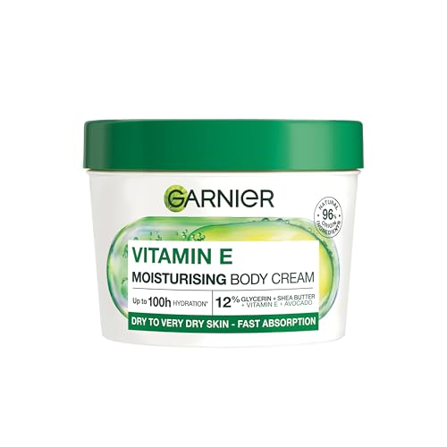 Garnier Body Superfood, Nourishing Body Cream, With Avocado & Omega 6, Body Cream for Dry Skin, Vegan Formula, Approved by Cruelty Free International, 380ml