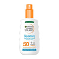 Garnier Ambre Solaire Sun Cream Spray SPF50+ Sensitive Advanced Sunscreen, Factor 50, Water Resistant, Non-Greasy, Fragrance-Free, Hypoallergenic, UVA UVB Protect with Ceramide, 150ml
