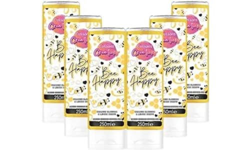 Cussons Creations Shower Gel, Bee Happy Body Wash 250ml, Multipack of 6 x 250ml