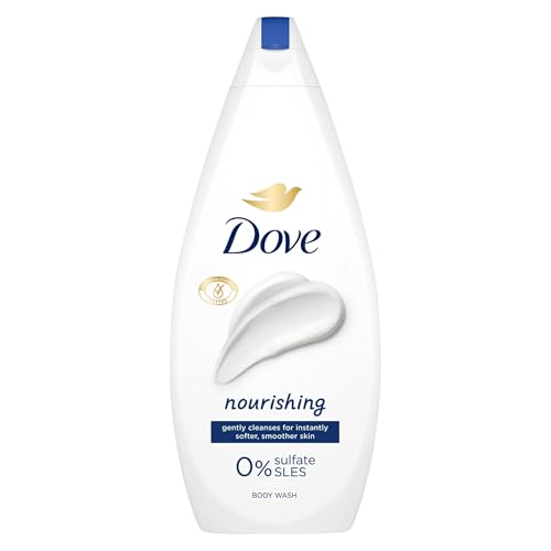 Dove Nourishing Body Wash Body Cleanser shower gel with plant-based moisturisers for softer, smoother skin after one shower 720 ml