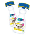 Dr. Beckmann Pet Stain and Odour Remover, Eliminates stains and odours caused by pets, including applicator brush, Pack of 2 x 650 ml