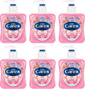 Carex Fun Editions Squashies Strawberry & Cream Hand Wash Pack of 6, Antibacterial Hand Soap with Edition Swizzles Love Hearts Fragrance, Soap that Cleans, Cares and Protects, 6 x 250ml