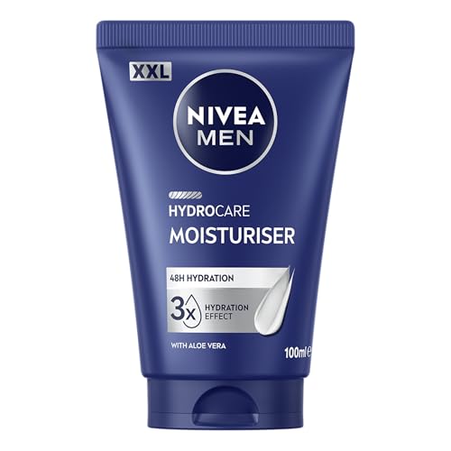 NIVEA MEN Hydrocare Face Wash XXL (150ml), Purifying Face Wash for Men, Cleanser Gel with Aloe Vera and Pro-Vitamin B5, For Hydrated & Refreshed Skin, Daily Men's Skin Care